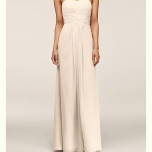 Champagne Chiffon Bridesmaids Dress